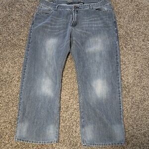 Jeans By Buffalo Taylor Easy Straight 42x32 Light Blue Jeans